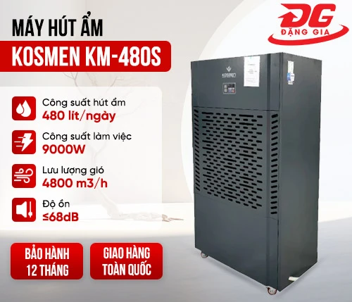 Máy hút ẩm công nghiệp Kosmen KM-480S 2