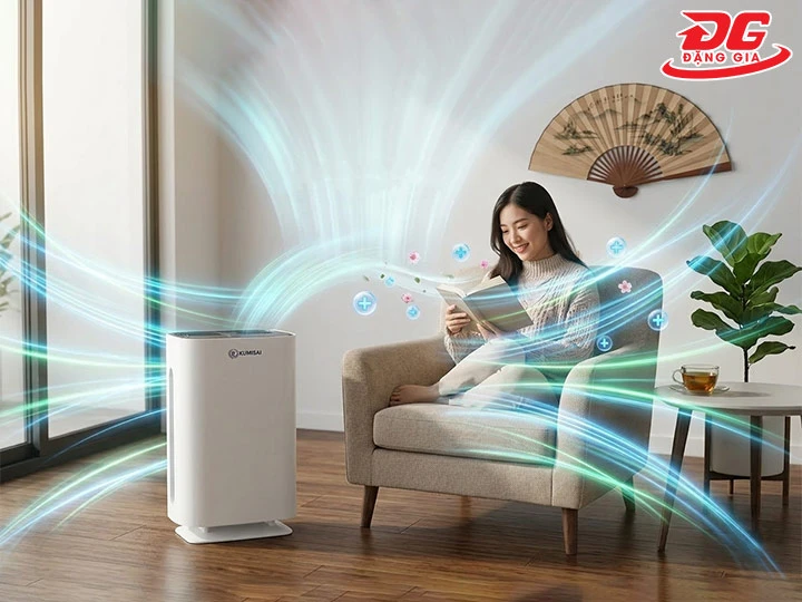 máy Kumisai KMS-D80 làm sạch không khi nhanh