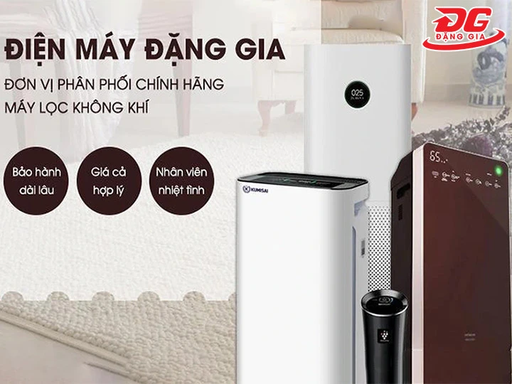 đặng gia bán máy lọc không khí Kumisai KMS D57 chính hãng
