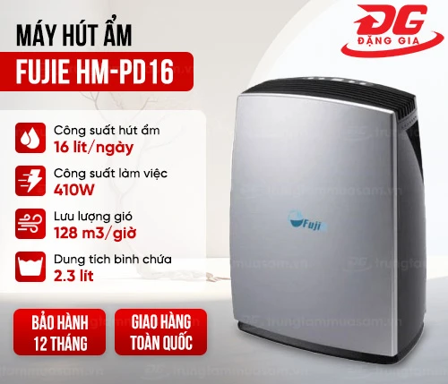 Máy hút ẩm dân dụng Fujie HM-PD16 2