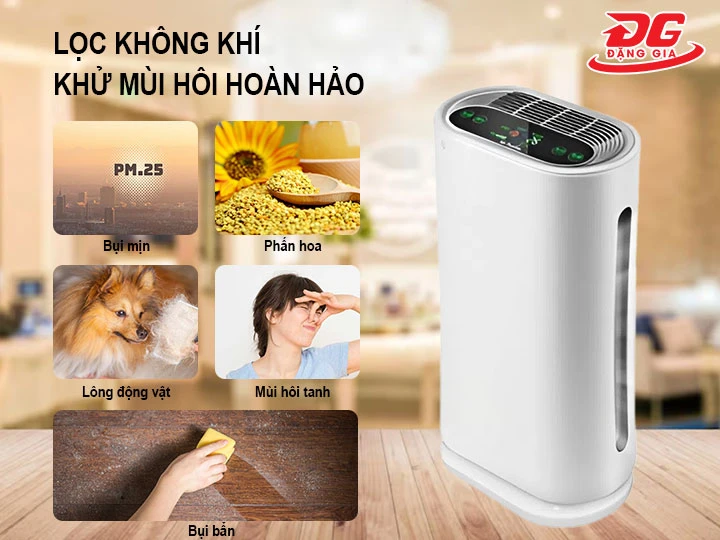 máy lọc không khí Kumisai KMS D57 khử mùi tốt