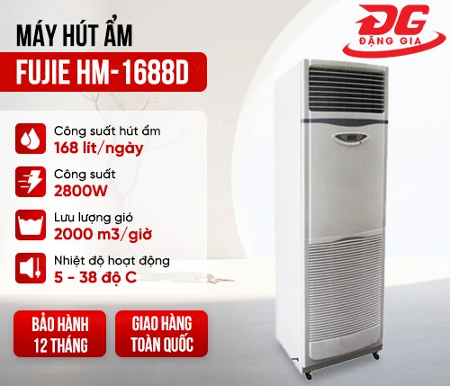 Máy hút ẩm công nghiệp FujiE HM-1688D 2