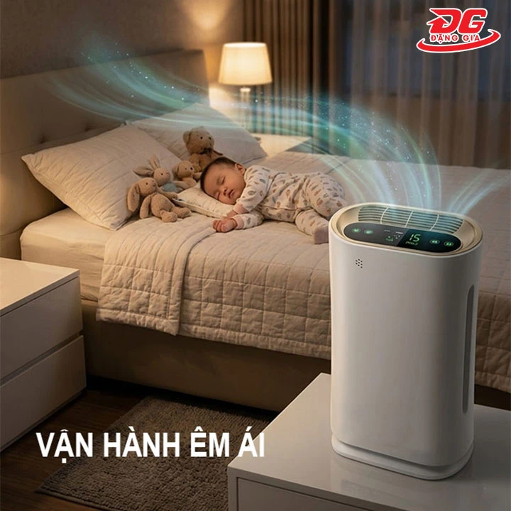 Máy lọc không khí Kumisai vận hành êm ái