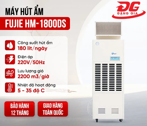 Máy hút ẩm công nghiệp FujiE HM-1800DS 2