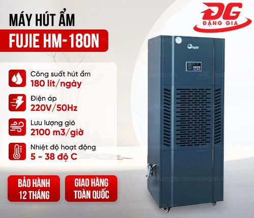Máy hút ẩm công nghiệp FujiE HM-180N 2