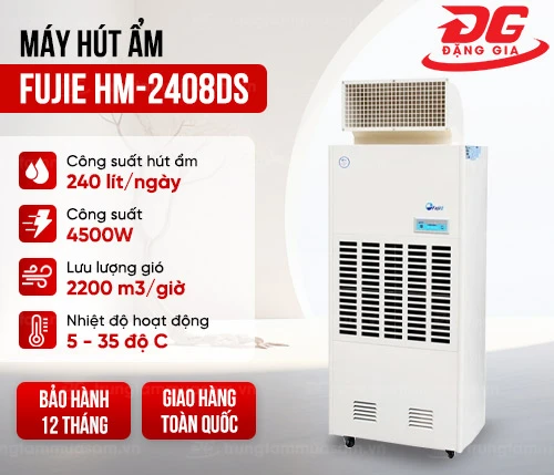 Máy hút ẩm công nghiệp FujiE HM-2408DS 2