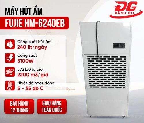 Máy hút ẩm công nghiệp FujiE HM-6240EB 2