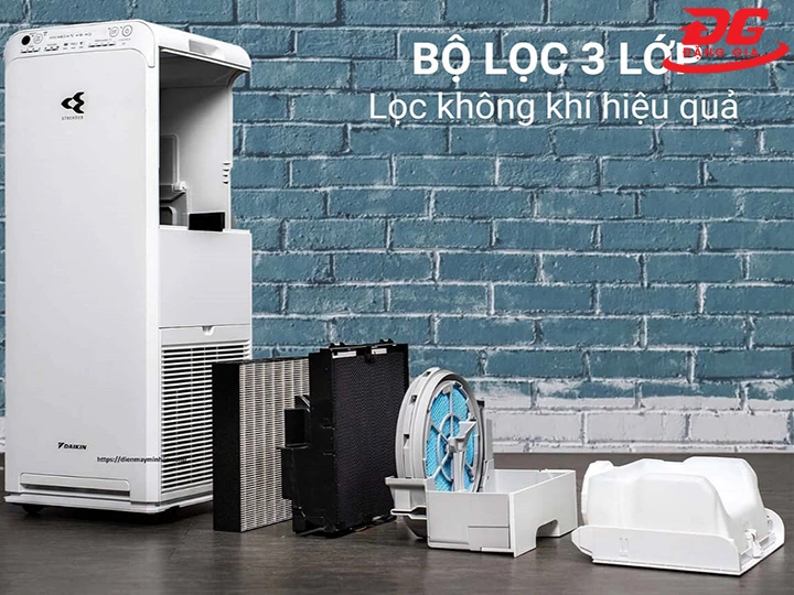 máy lọc không khí Daikin bộ lọc 3 lớp