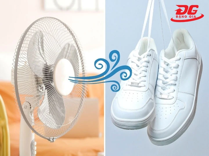 Cách phơi giày vải canvas, cotton