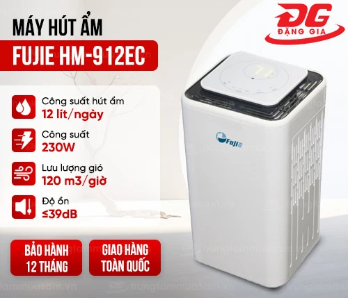 Máy hút ẩm Fujie HM-912EC 2