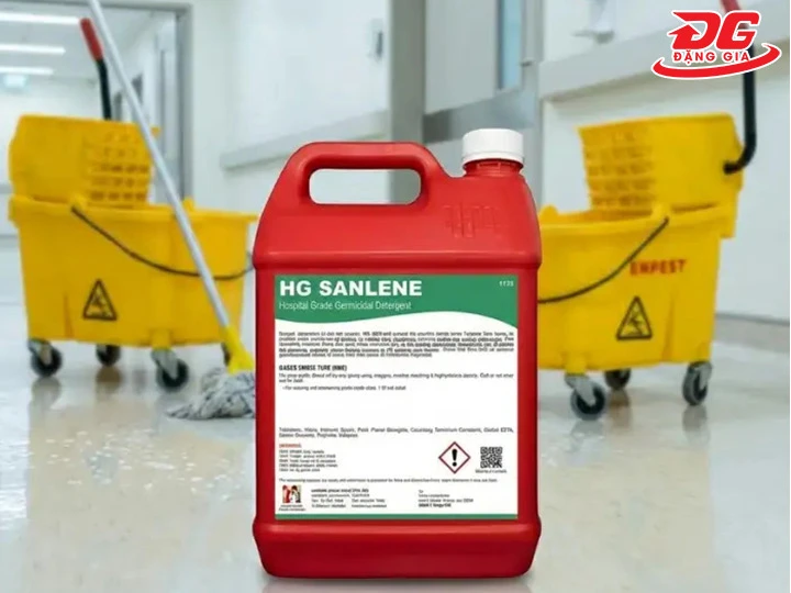 Nước lau sàn bệnh viện diệt khuẩn HG SANLENE