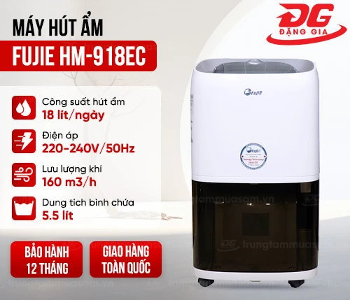 Máy hút ẩm Fujie HM-918EC 2