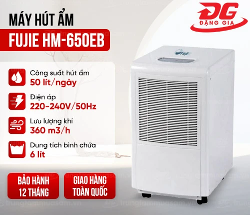 Máy hút ẩm công nghiệp Fujie HM-650EB 2