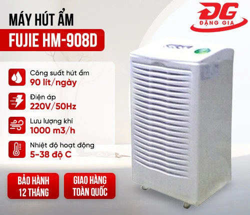Máy hút ẩm Fujie HM-908D 2