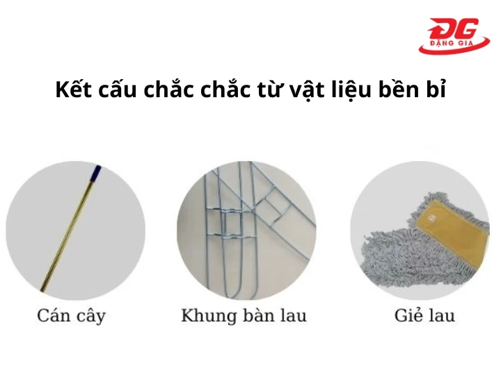 Cây lau nhà màu vàng 60 cm có độ bền cao