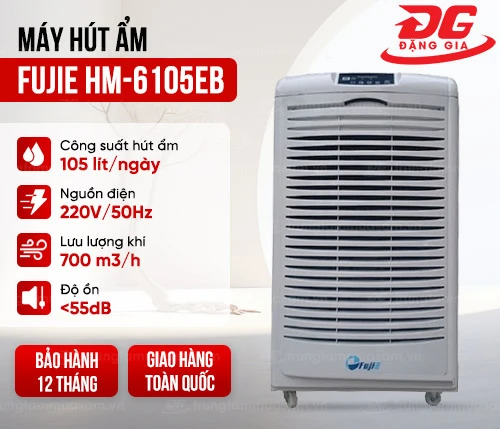 Máy hút ẩm Fujie HM-6105EB chính hãng, giá rẻ 2