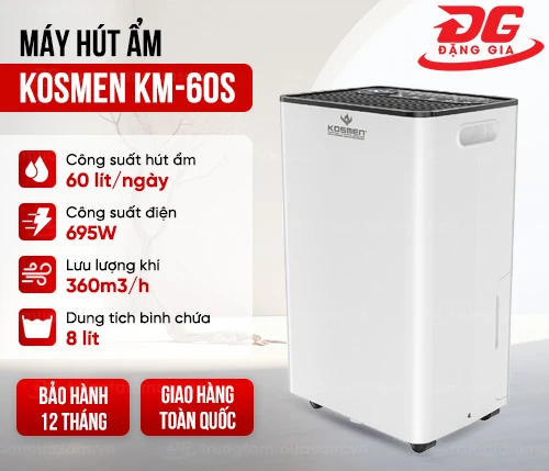 Máy hút ẩm Kosmen KM-60S 2