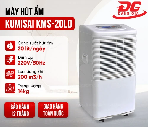 Máy hút ẩm Kumisai KMS-20LD 2