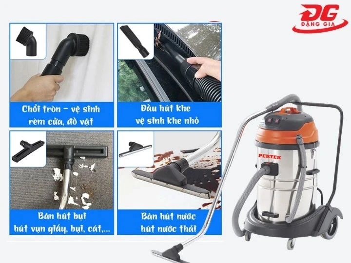 máy hút bụi công nghiệp 70 Lít hút bụi sâu