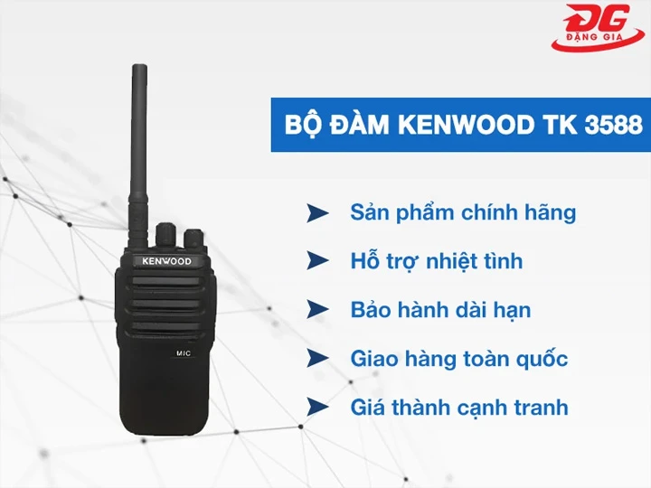 Ghé Đặng Gia mua bộ đàm Kenwood TK 3588 chính hãng