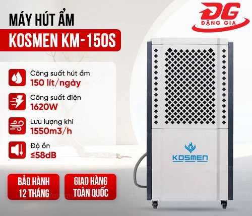 Máy hút ẩm công nghiệp Kosmen KM-150S 2
