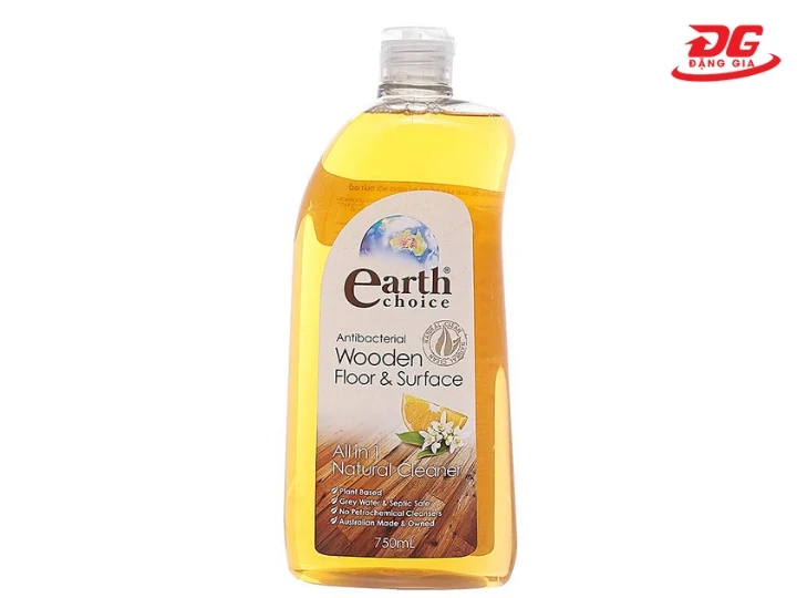 Earth Choice là nước lau sàn gỗ khá thơm và sạch