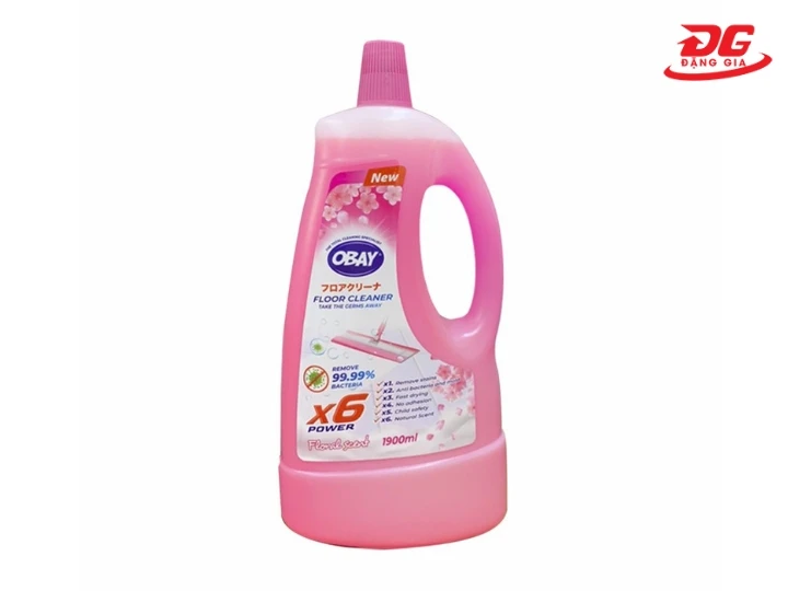 Nước lau sàn gỗ Obay đánh bật các vết bẩn cứng đầu nhanh chóng