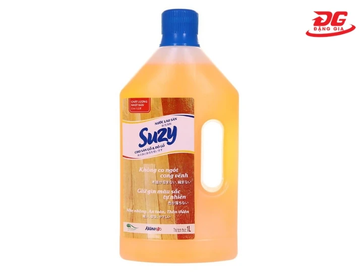 Nước lau sàn gỗ Suzy an toàn với người sử dụng nhờ bảng thành phần lành tính