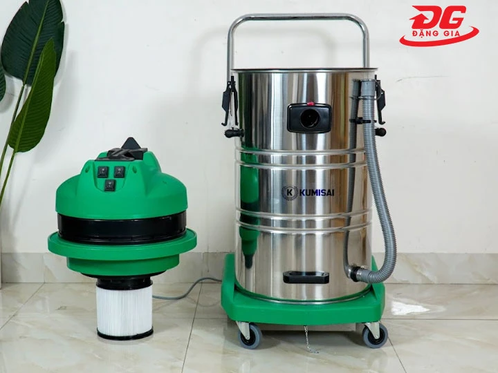 Khả năng làm sạch máy hút bụi hút nước Kumisai KMS80H HEPA