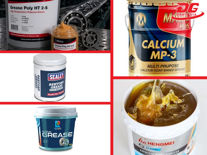 Các loại mỡ bôi trơn 