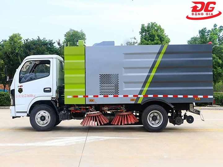 Ứng dụng xe quét đường Dongfeng 