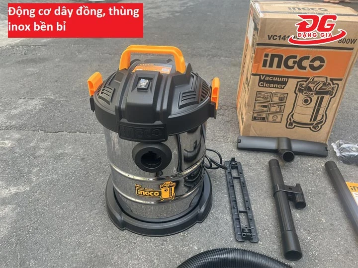 Máy hút bụi công nghiệp pin Ingco