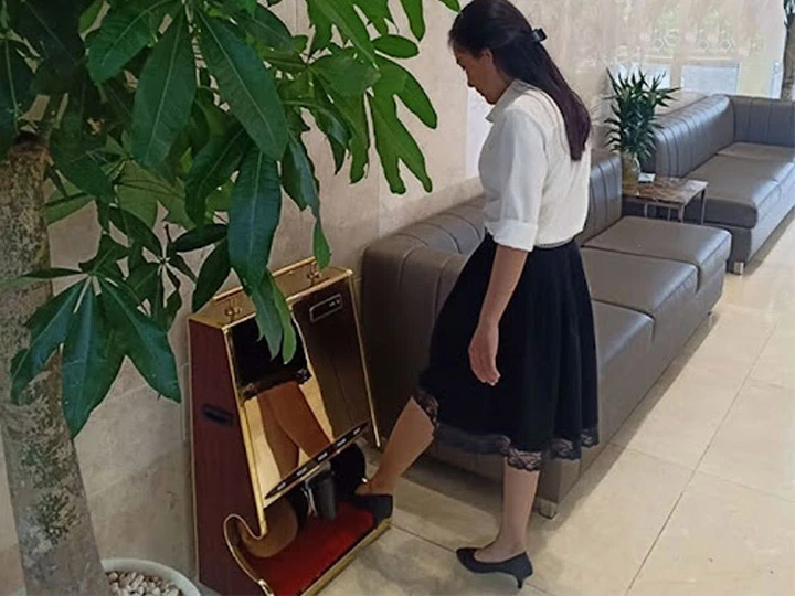 Ứng dụng máy đánh giày Kumisai