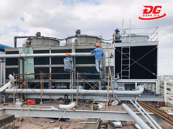 Vỏ tháp giải nhiệt Kumisai KMS 400RT 4Cell