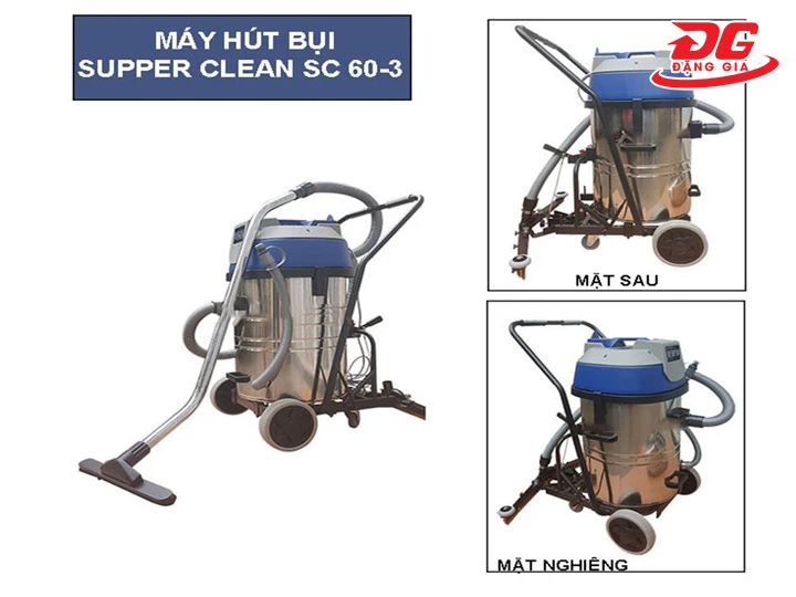 Hình ảnh chi tiết Máy hút bụi công nghiệp Supper Clean SC 60-3