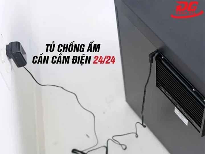 tủ chống ẩm cần cắm điện 24/24