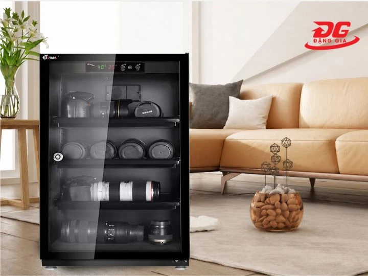 Tủ chống ẩm Nikatei lưu trữ nhiều thiết bị