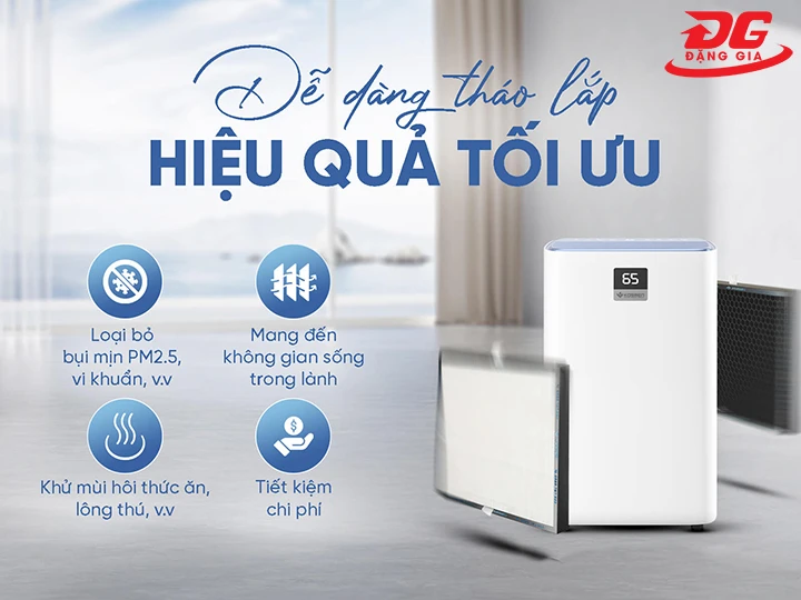 công dụng của máy lọc không khí
