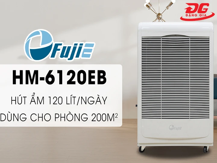 máy hút ẩm FujiE HM-6120EB cho phòng 200m2