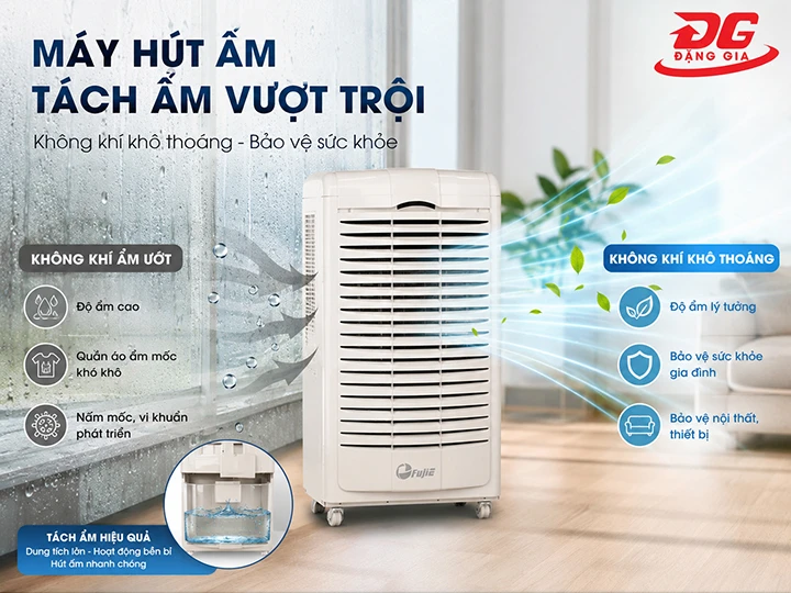 tách ẩm hiệu quả cao