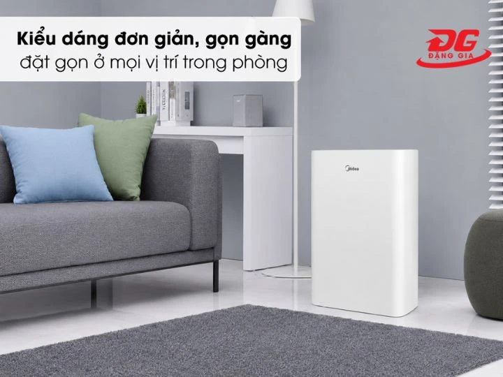 Máy hút ẩm Midea KJ20FE-BD có thể đặt ở mọi nơi trong phòng