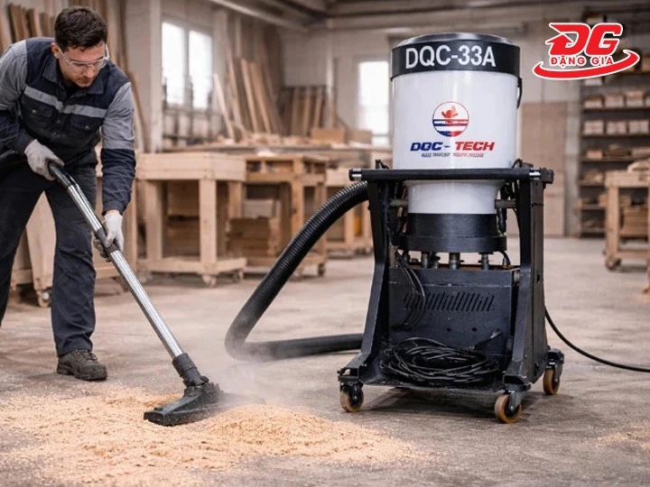 máy hút bụi công nghiệp DQC - Tech 33A chính hãng