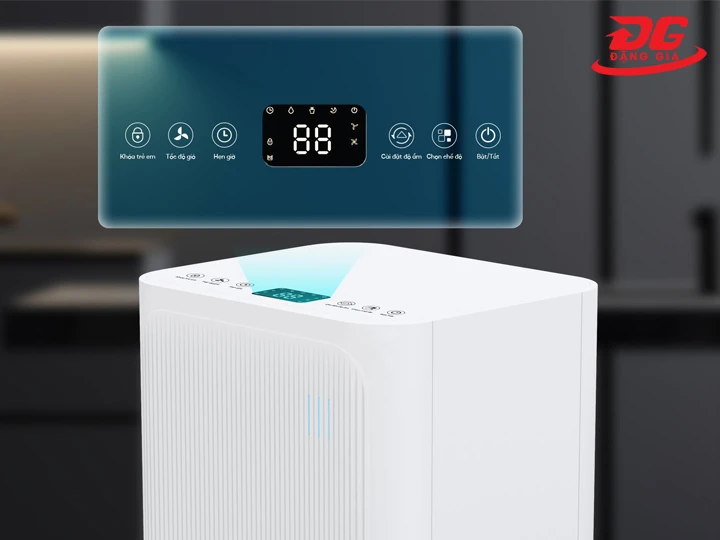 Chỉnh máy hút ẩm Casper