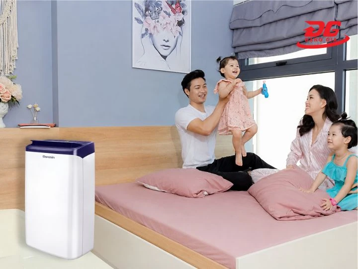 máy dân dụng có công suất hút ẩm khoảng 12 - 50L/ngày