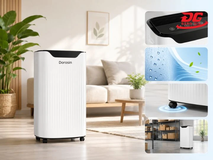 Máy hút ẩm Dorosin với khả năng hút ẩm tốt