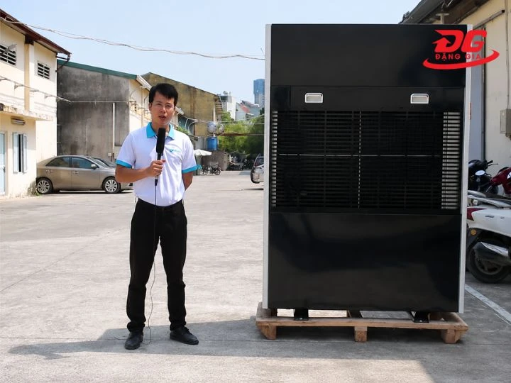đặt máy hút độ ẩm FujiE HM-5400DN ở trên bề mặt phẳng
