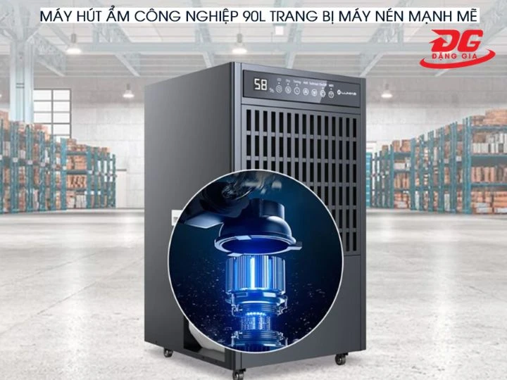 Top 6 máy hút ẩm 90L lý tưởng nhất cho phòng 80 - 120m2