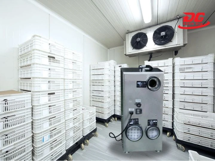 máy hút ẩm không khí Fujie HM-WKM-180P được sử dụng trong kho đông lạnh