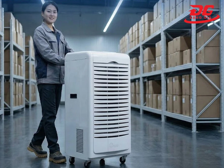 Dùng máy hút ẩm công nghiệp Fujie HM-690EB