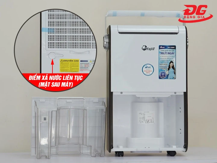 máy hút ẩm gia đình FujiE HM-930EC xả nước kép